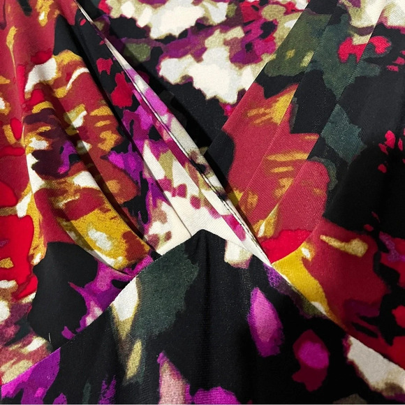 Vintage Y2K Jones New York Whimsigoth Floral Maxi Dress Empire/Baby Doll 16 - Picture 6 of 10